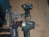 Accu boormachine makita met lader en accu in koffer dlx5070tj, accu boormachine makita dhp486 zonder accu, accu schroefmachine makita zonder accu (model niet leesbaar) (4) - afbeelding 10 van  11