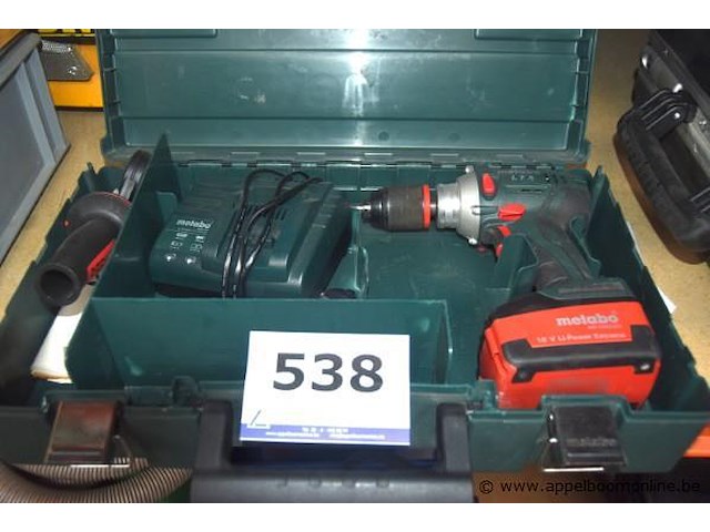 Accu boormachine metabo, werking niet gekend - afbeelding 3 van  3