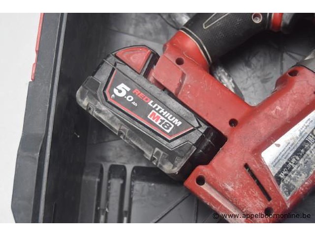 Accu boormachine milwaukee m18 chx, met batterij en lader, werking niet gekend - afbeelding 3 van  3