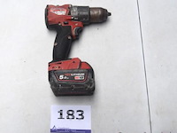 Accu boormachine milwaukee m18 fpd2, met batterij, zonder lader, werking niet gekend - afbeelding 1 van  3