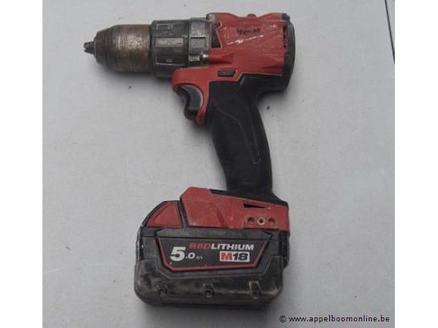 Accu boormachine milwaukee m18 fpd2, met batterij, zonder lader, werking niet gekend - afbeelding 3 van  3