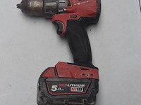 Accu boormachine milwaukee m18 fpd2, met batterij, zonder lader, werking niet gekend - afbeelding 3 van  3