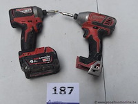 Accu boormachine milwaukee m18, met batterij, zonder lader, werking niet gekend - afbeelding 3 van  3
