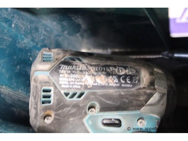 Accu-boormachine / schroefmachine + accu-slagschroevendraaier - makita - afbeelding 2 van  3