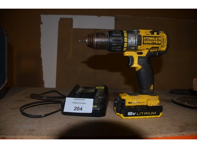 Accu boormachine stanley fmc625 met lader en accu (6) - afbeelding 1 van  6