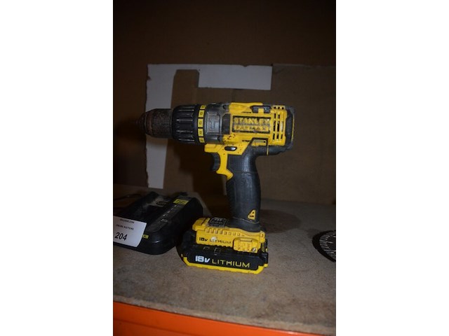 Accu boormachine stanley fmc625 met lader en accu (6) - afbeelding 2 van  6