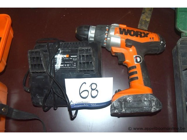 Accu boormachine worx vv oplader - afbeelding 1 van  3