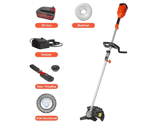 Accu bosmaaier 21volt - afbeelding 4 van  11