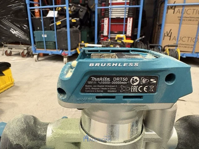 Accu bovenfrees makita drt 50 in pvc opbergkoffer - afbeelding 4 van  6