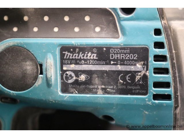 Accu breekhamer makita dhr202, zonder batterij - afbeelding 3 van  3