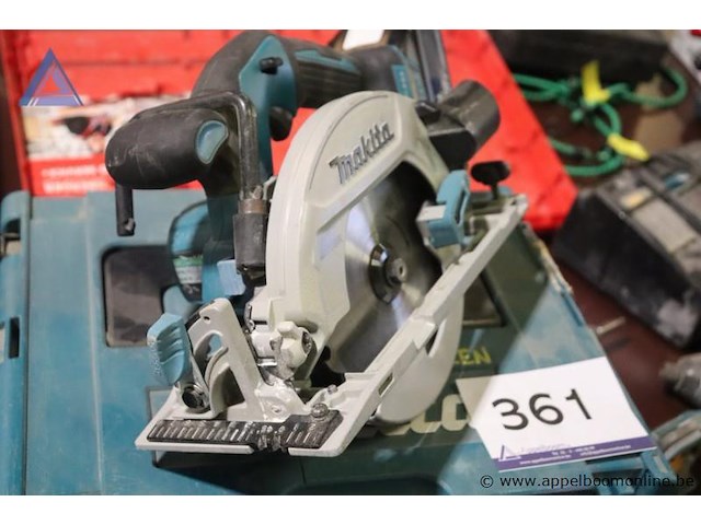 Accu cirkelzaag - makita - dhs680 toebehoren - makita - koffer - afbeelding 2 van  4