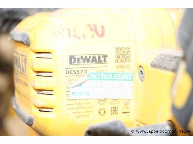 Accu cirkelzaag dewalt dcs573, vv oplader - afbeelding 5 van  5