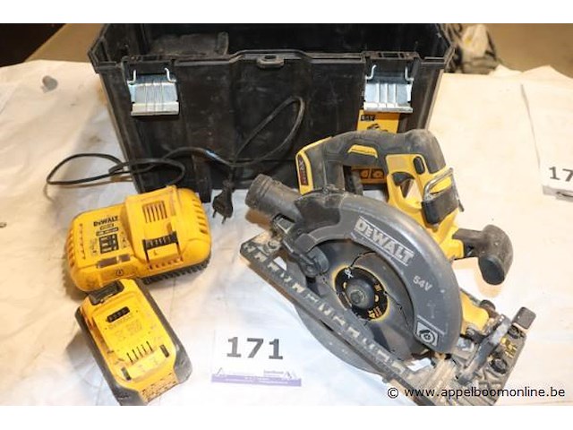 Accu cirkelzaag dewalt dcs579, vv oplader - afbeelding 1 van  5