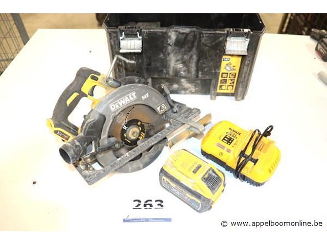 Accu cirkelzaag dewalt dcs579, vv oplader - afbeelding 1 van  5