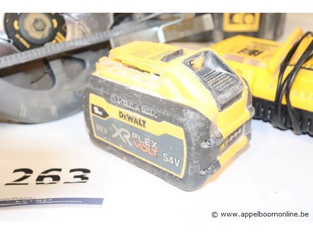 Accu cirkelzaag dewalt dcs579, vv oplader - afbeelding 3 van  5