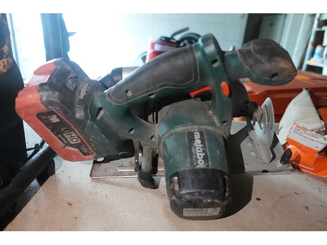 Accu cirkelzaagmachine metabo - afbeelding 4 van  7