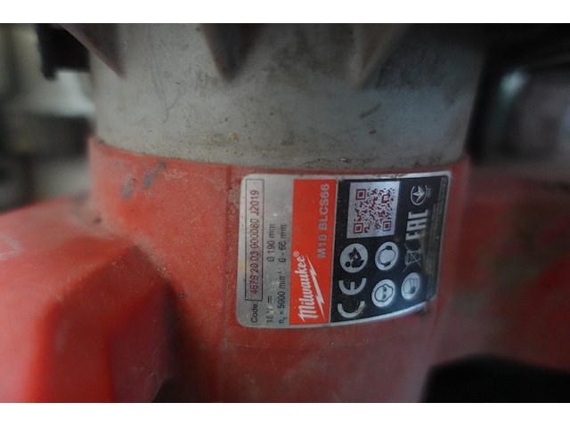 Accu cirkelzaagmachine milwaukee - afbeelding 6 van  6