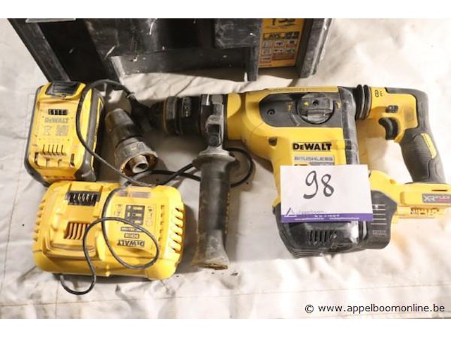 Accu combihamer dewalt 417, vv oplader - afbeelding 1 van  3