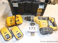 Accu combihamer dewalt dch 417, vv oplader en extra batterij - afbeelding 1 van  5