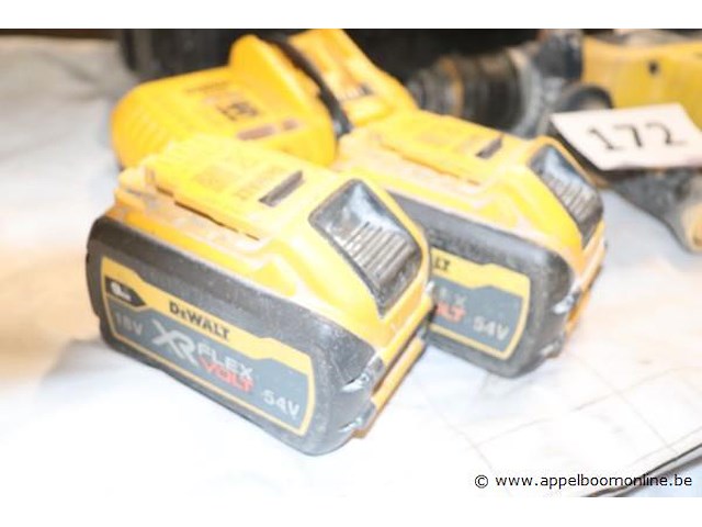 Accu combihamer dewalt dch 417, vv oplader en extra batterij - afbeelding 3 van  5