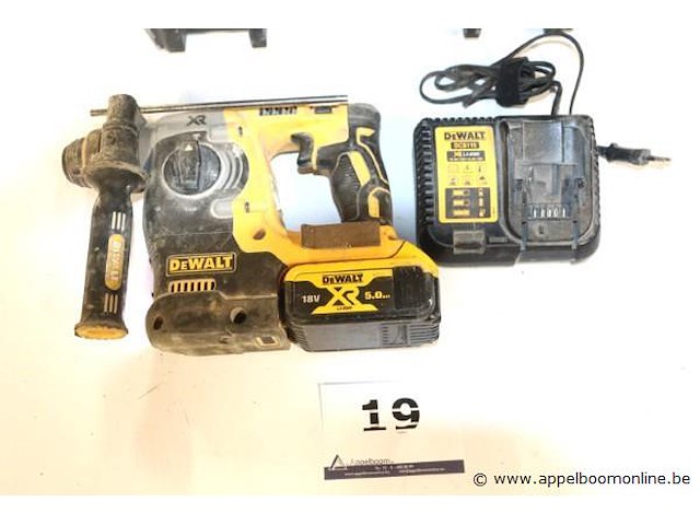 Accu combihamer dewalt dch273, vv oplader - afbeelding 1 van  4