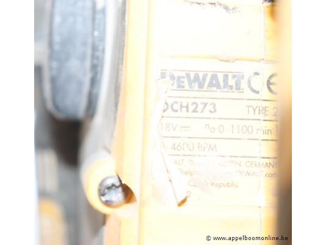 Accu combihamer dewalt dch273, vv oplader - afbeelding 4 van  4