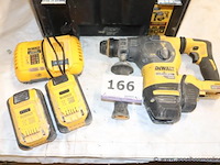 Accu combihamer dewalt dch333, vv oplader en extra batterij - afbeelding 1 van  4