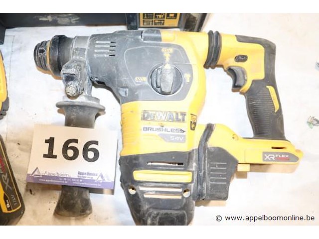 Accu combihamer dewalt dch333, vv oplader en extra batterij - afbeelding 4 van  4