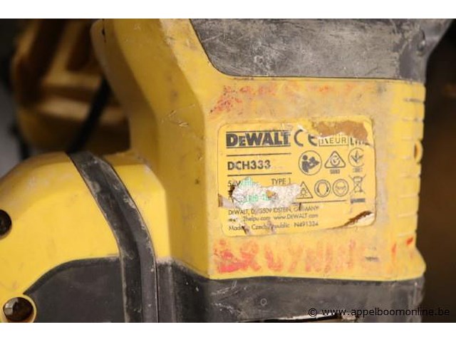 Accu combihamer dewalt dch333, vv oplader - afbeelding 4 van  4