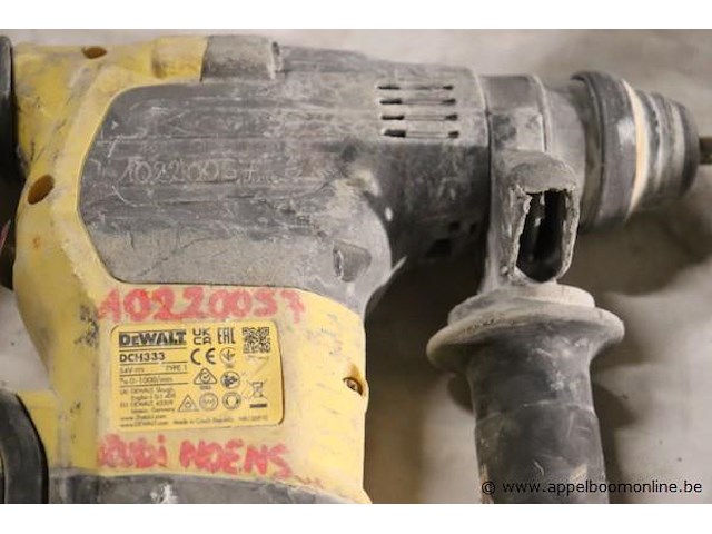 Accu combihamer dewalt dch333, vv oplader - afbeelding 3 van  3