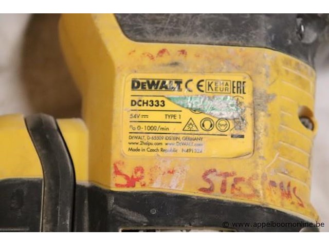 Accu combihamer dewalt dch333 - afbeelding 3 van  3