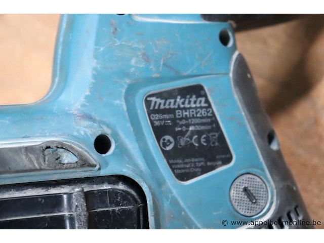 Accu combihamer makita bhr262, werking niet gekend - afbeelding 3 van  3