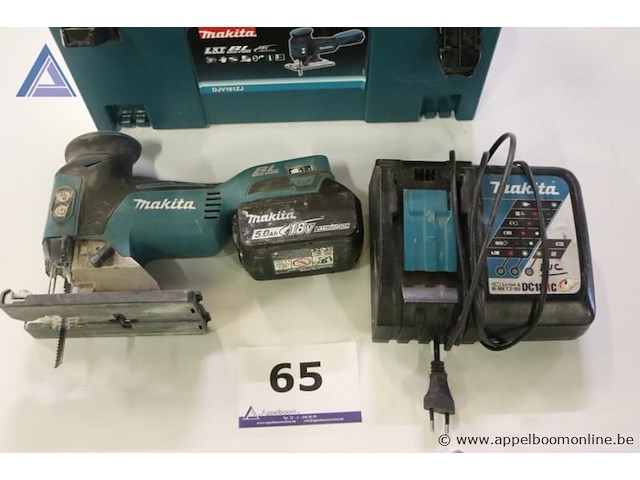 Accu decoupeerzaag - makita - djv181 acculader - makita - dc18rc - afbeelding 1 van  2