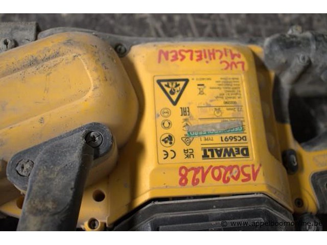 Accu doorslijper dewalt dcs691 - afbeelding 2 van  2