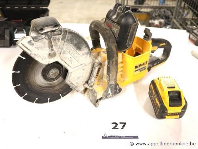 Accu doorslijpmachine dewalt felxvolt dsc690, dia 230 - afbeelding 1 van  3