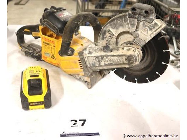 Accu doorslijpmachine dewalt felxvolt dsc690, dia 230 - afbeelding 2 van  3