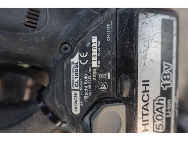 Accu draadeindknipper hitachi - afbeelding 4 van  4