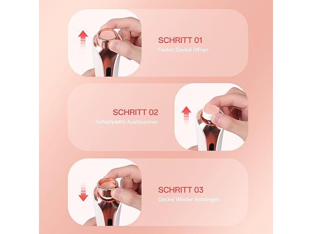 Accu eeltverwijderaar exfoliator - afbeelding 2 van  3
