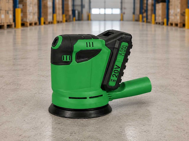 Accu excentrische schuurmachine – 900w – ø125mm – draadloos – met stofopvangbox & schuurpapier - afbeelding 1 van  6