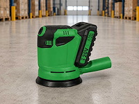 Accu excentrische schuurmachine – 900w – ø125mm – draadloos – met stofopvangbox & schuurpapier - afbeelding 1 van  6