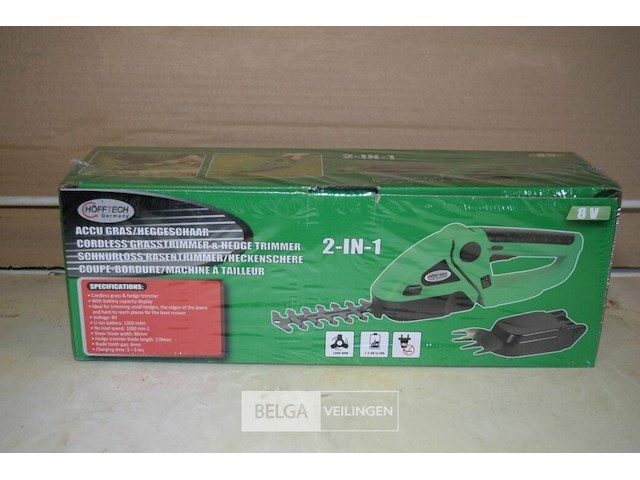 Accu gras/heggenschaar 2-in-1 - afbeelding 1 van  2