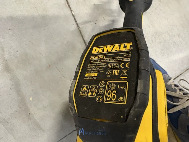 Accu grastrimmer dewalt dcm561 - afbeelding 3 van  4