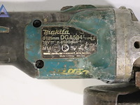 Accu haakse slijper - makita - dga504 - afbeelding 2 van  2