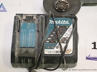Accu haakse slijper - makita - dga506 oplader - makita - afbeelding 3 van  4