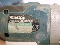 Accu haakse slijper - makita - dga506 oplader - makita - afbeelding 4 van  4
