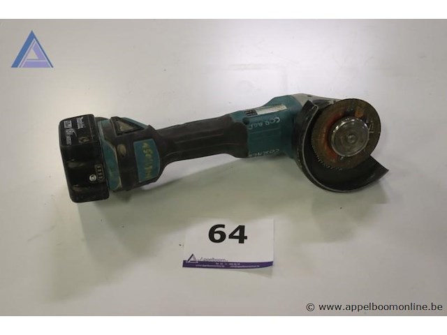 Accu haakse slijper - makita - dga506 - afbeelding 1 van  3