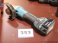 Accu haakse slijper - makita - dga506 - afbeelding 1 van  2