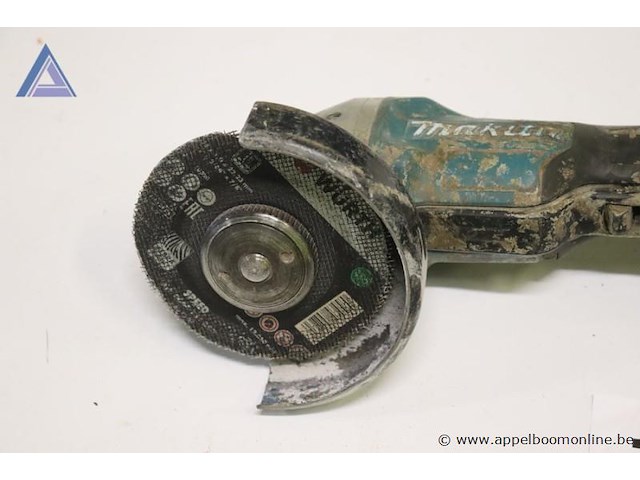 Accu haakse slijper - makita - dga508 - afbeelding 2 van  3