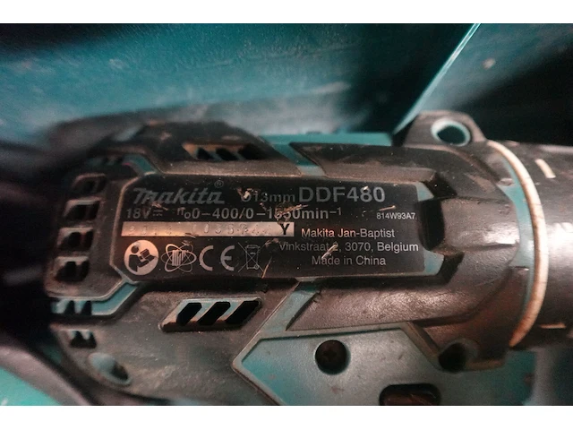 Accu haakse slijper + boormachine makita - afbeelding 3 van  8