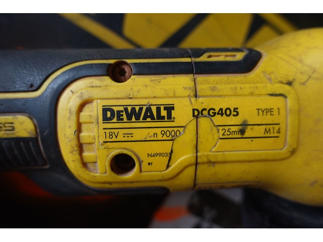 Accu haakse slijper dewalt - afbeelding 2 van  2